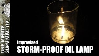 Stormproof lantern  one minute survival tip [upl. by Shanley]