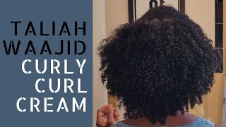 TALIAH WAAJID Curly Curl Cream on Type 4 Hair [upl. by Tenay114]