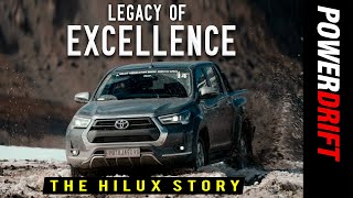 Legacy of Excellence  The Hilux Story  Toyota Hilux Himalayan Drive  PowerDrift [upl. by Sina]