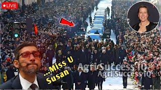 Susan Wojcicki Last Funeral 💔 [upl. by Hightower]