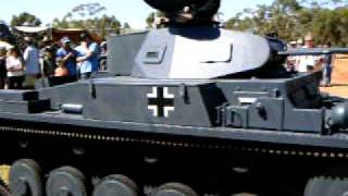 Panzer II replica at Brookton Show [upl. by Hayashi237]