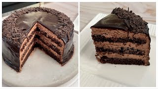 Best Chocolate Cake Recipe Easy Chocolate Cake Recipe Eggless and Without Oven Birthday Cake [upl. by Africa918]