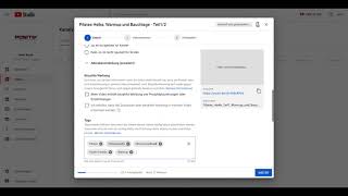 Video auf youtube richtig hochladen Beschreibung Metadaten Thumbnails einfügen [upl. by Meurer]