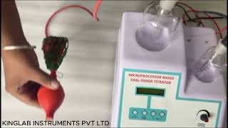 KINGLAB  Karl Fisher Titrator [upl. by Ellene]