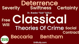 Classical Theories of Crime  Beccaria Bentham amp Deterrence [upl. by Solahcin]