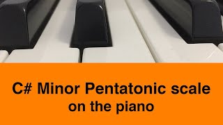 C Minor Pentatonic Scale  Piano And Music Theory Tutorial✨ [upl. by Rois]