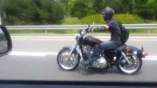 Harley Davidson 2013 Sportster superlow [upl. by Ynaffyt]