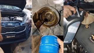 🥰visit to KIA sportage change oil change oil filter shortvideo [upl. by Hodgson140]