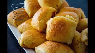 Piroschki mit Weißkohl Füllung gebacken im Ofen  Hefeteig [upl. by Grider800]