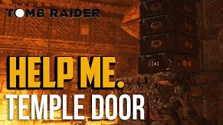 Shadow of the Tomb Raider  How to Open Temple Gate Door in Path of the Dead Symbols Puzzle [upl. by Cogn766]