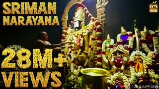 SrimanNarayana  Devotional 4K Video Song  Feat Nithyasree Mahadevan [upl. by Lewap]