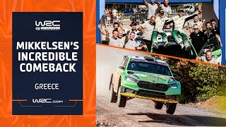 Mikkelsens INCREDIBLE Comeback  WRC EKO Acropolis Rally Greece 2023 [upl. by Nageet466]