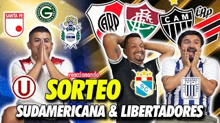 SORTEO CopaSudamericana y CopaLibertadores 2023  REACCIÓN de AMIGOS [upl. by Atsirhcal]