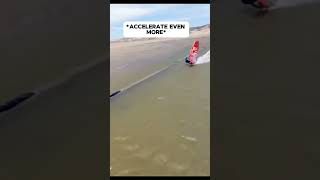 Speed windsurfing in Luderitz Namibia [upl. by Noirda]