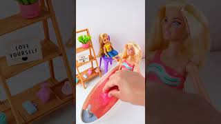 Barbie Toys Collection Barbie Bad Barbie Routine  ASMR asmr [upl. by Cirri939]