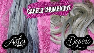 Como tirar chumbado de Cabelo Loiro ♡ [upl. by Auqenahs]