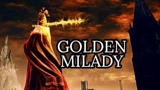 SWINGS ARE TOO FAST AND HIT TOO HARD Elden Ring DLC PVP Dual Milady Golden Grease Patch 113 [upl. by Anilak34]