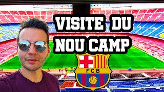 VISITE DU NOU CAMP STADE FC BARCELONE  VLOG 52 [upl. by Coit]