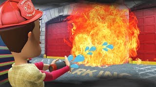 SAVING GRANNY FROM A BURNING HOUSE Garrys Mod Gameplay Gmod Roleplay Fire Fighter Jobs Survival [upl. by Arek]