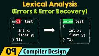 Errors and Error Recovery in Lexical Analysis [upl. by Kenimod]