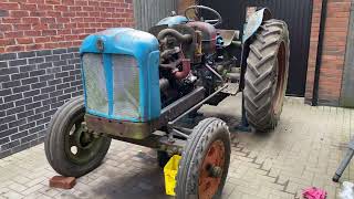 Fordson Major light restoration Part 1 first look amp service [upl. by Emixam157]