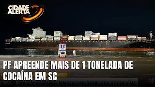 Mais de uma tonelada de cocaína é apreendida no litoral catarinense [upl. by Tenay]