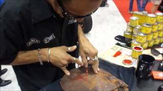 Master Pinstriper Von Hot Rod Puts on an OldSchool Pinstriping Lesson [upl. by Schroth]