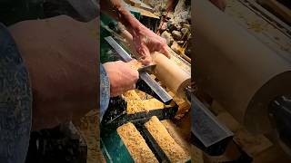 cylindrage Bois de Frêne tournagesurbois faitmain handmade woodturning woodworking [upl. by Justicz961]