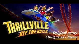 Thrillville Off The Rails Soundtrack  Minigames  Space [upl. by Nnyllatsyrc]