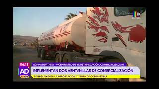 Implementan dos ventanillas de comercialización de carburantes [upl. by Togram768]