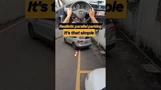 Easy Parallel Parking Guide for Beginners cardrivingtips automobile shorts [upl. by Yotal]