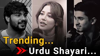 🤘Viral Urdu Poetry Shayari Collection 👍Top Trending Urdu Shayari Collection  urdushayari [upl. by Ahsirk]