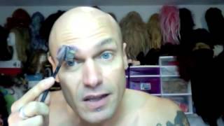 MakeUp Tutorial CoveringHidingConcealing Eyebrows [upl. by Derfnam]