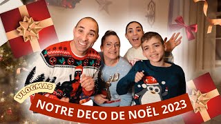 NOTRE DECO DE NOËL 2023🎄 VLOGMAS 1 [upl. by Marshal]