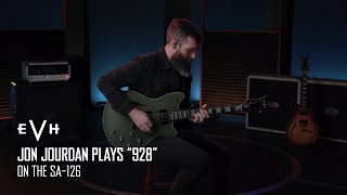 Jon Jourdan Playthrough of quot928quot on the SA126  EVH Gear [upl. by Hannasus]