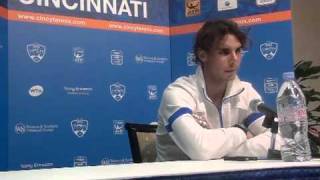 Rafael Nadal Press Conference at the Western amp Southern Open [upl. by Quiteria931]