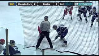 Champlin Park vs Simley Girls High School Hockey [upl. by Hayidan642]