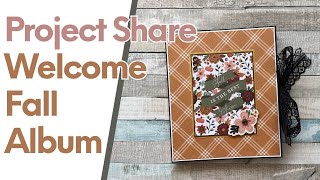 Welcome Fall Folio Album  Project Share [upl. by Peterman]