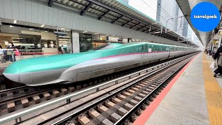 Japans FASTEST Train Experience at 320kmph200mph  Bullet Train Hayabusa [upl. by Enawtna954]