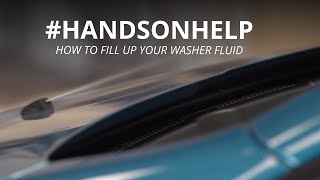 How To Fill Up Your Washer Fluid HandsOnHelp [upl. by Tniassuot]