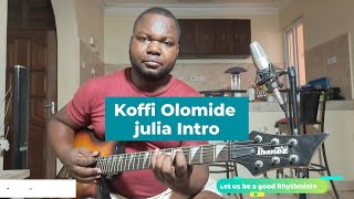 Koffi Olomide julia Rhythm Intro prt  1 [upl. by Mochun209]