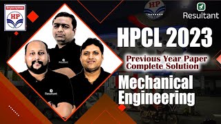 HPCL Exam 2024  Previous Year Paper Complete Solution  23 Dec 2023  Mechanical Engineering [upl. by Hares]