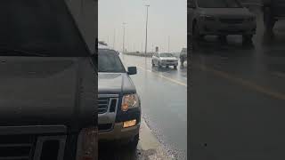 Rain chasers on road Sharjah Khorfakkan road near to Kadra exit Sunday 23Jun2024 at 330 PM [upl. by Bianchi]