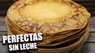 Como hacer PANQUEQUES Facil y Rapido Receta Sin leche Paso a Paso ✅ [upl. by Nibram225]