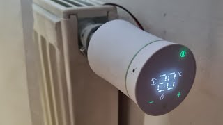 BRT100 Radiator Thermostat einbauen Smart Home Zigbee MOES und an 220v Strom ohne Akkus anschließen [upl. by Meggs421]