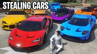 I Spent 50 Hours Stealing Cars in GTA 5 RP [upl. by Eelrehpotsirhc]