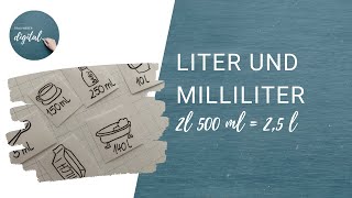 Liter und Milliliter  so funktioniert die Kommaschreibweise [upl. by Solegna826]