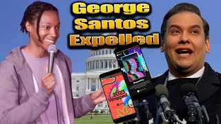 Spotify Wrapped George Santos Expelled  Arlington Drafthouse  Josh Johnson  Standup Comedy [upl. by Enautna]