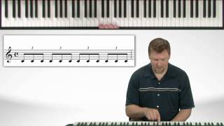 Note Value Exercise  Piano Lessons Exercises [upl. by Ahsinom]