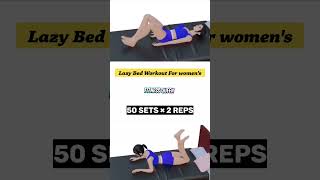 Lazy bed workout for womens weightlossworkout reducefat losefatathome weightlossexercise befit [upl. by Eiveneg70]